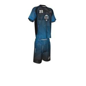 Blue and Black Frisbee Uniform