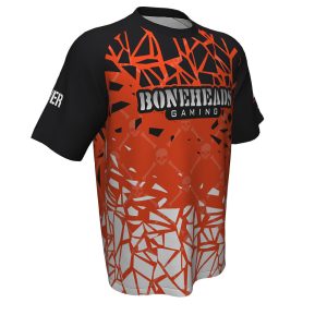 Black and Orange Esports Short Sleeve Jersey