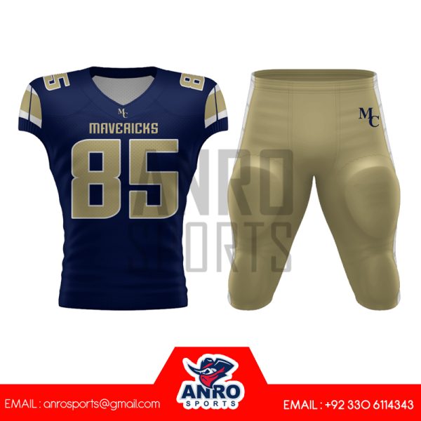 best american football uniform