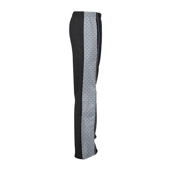 Black and Gray Ladies Verge Warm-Up Pants