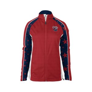Red and Blue Ladies Verge Warm-Up Full-Zip Jacket