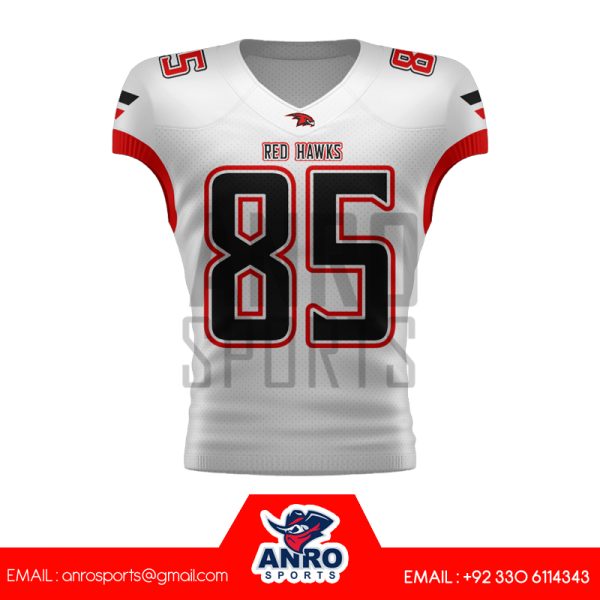 white american football uniform - Image 2