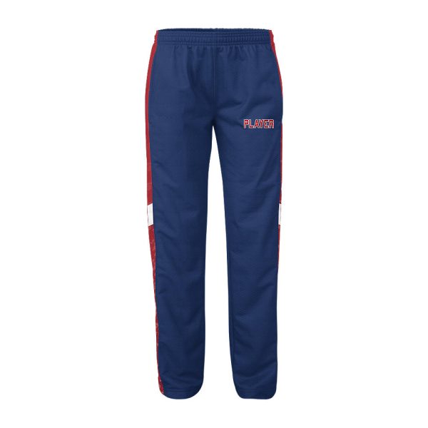 Blue and Orange Ladies Verge Warm-Up Pants - Image 2