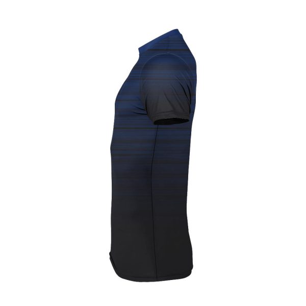 blue and black wrestling compression shirt - Image 3