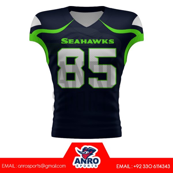 green and black american football uniform - Image 2