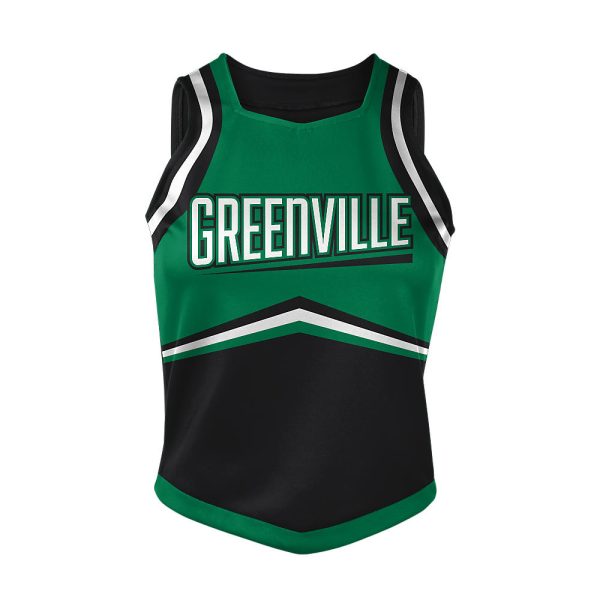 Black and Green Cheer Modified Shell