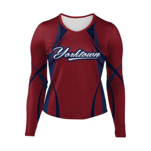 Red and Blue Cheer Long Sleeve Shell