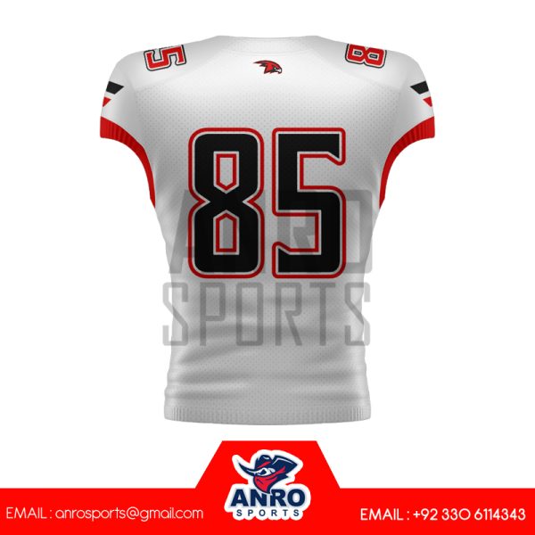 white american football uniform - Image 3