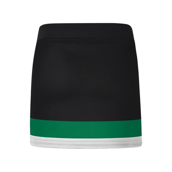 Black White and Green Cheer V-Notch Skirt - Image 4