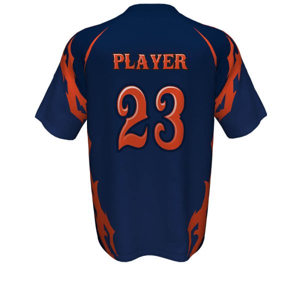 Blue and Orange Slowpitch Jersey - Image 3