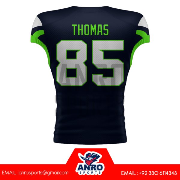 green and black american football uniform - Image 5