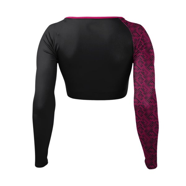 Black and Pink Cheer V-Neck Bodyliner - Image 2