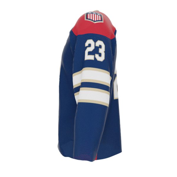 Blue and Red Ice Hockey Jerseys - Image 4