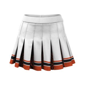 White Cheer Pleated Skirt