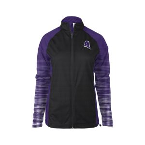 Purple and Black Ladies Verge Warm-Up Full-Zip Jacket