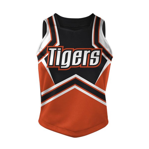 Black and Orange Cheer Modified Shell