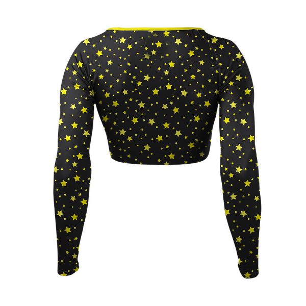 Black and Yellow Cheer V-Neck Bodyliner - Image 2
