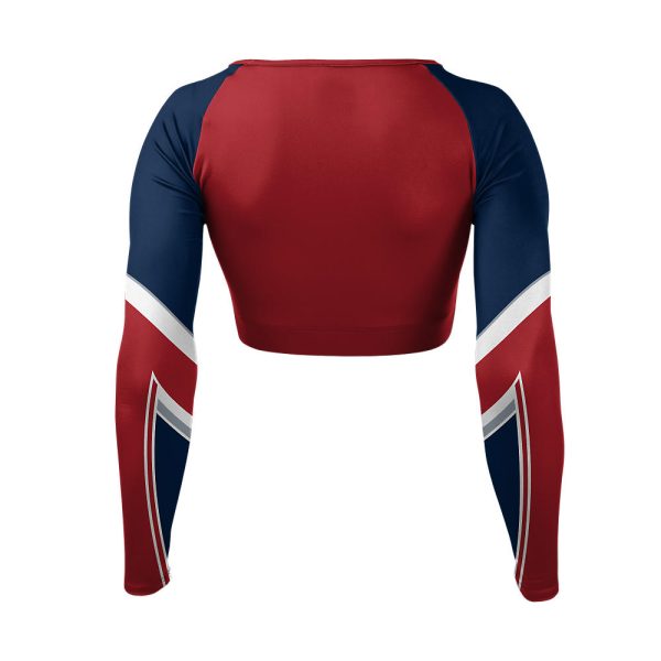 Red and Blue Cheer V-Neck Bodyliner - Image 2
