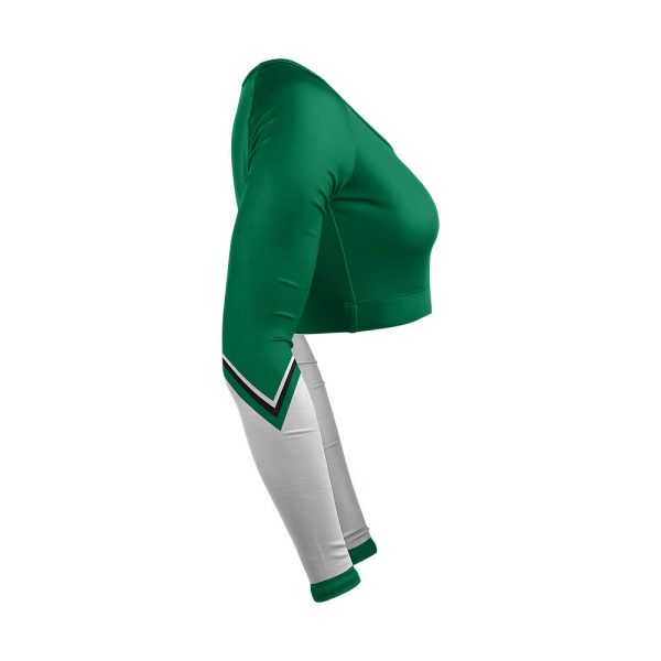 Green and Gray Cheer V-Neck Bodyliner - Image 3