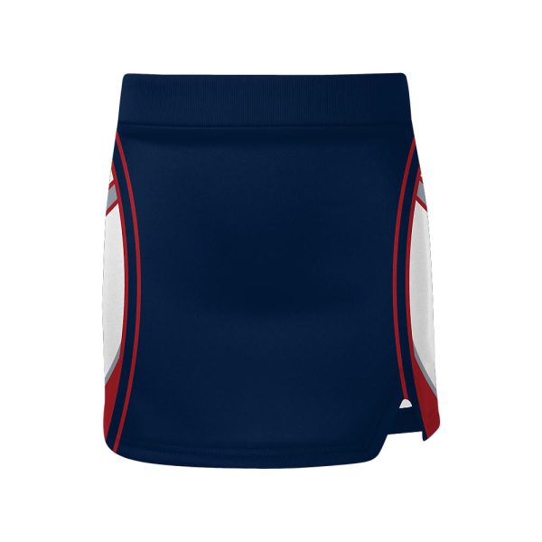 Blue and white Cheer V-Notch Skirt
