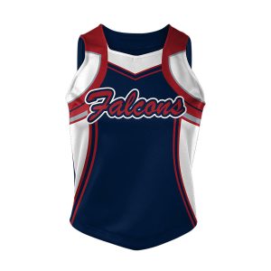 Blue and White Cheer Modified Shell