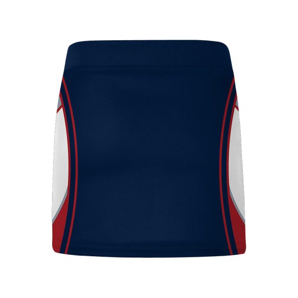 Blue and white Cheer V-Notch Skirt - Image 4