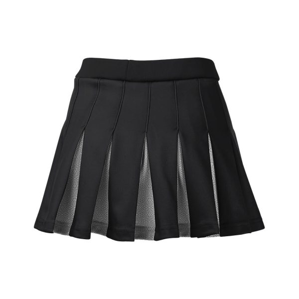 Black and Gray Cheer Pleated Skirt - Image 3