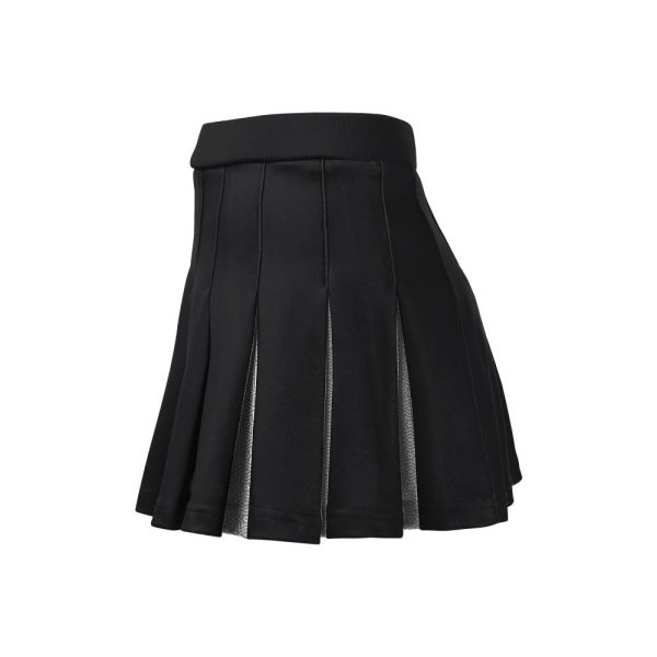 Black and Gray Cheer Pleated Skirt - Image 4