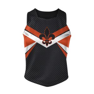 Black and Orange Cheer Modified Shell