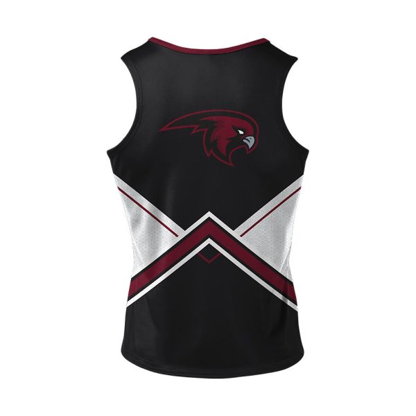 Black and White Cheer Sleeveless Shell - Image 4
