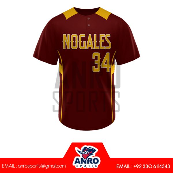 Baseball 2 button jersey