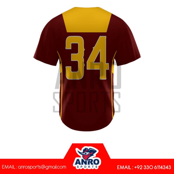 Baseball 2 button jersey - Image 4
