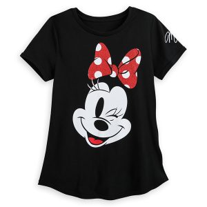 Black T-shirt front and back