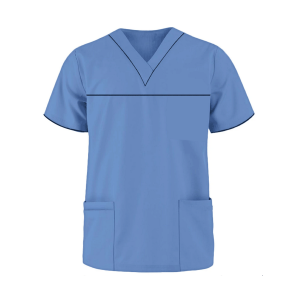 Sky Blue V-Neck Scrubs