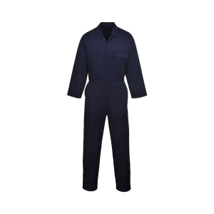 Navy Blue Simple Coverall