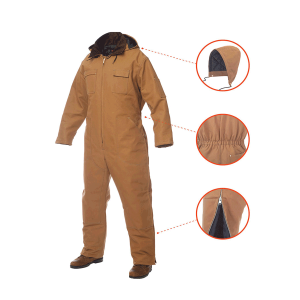 Waterproof Cotton Quilted Coverall For Extreme Weather