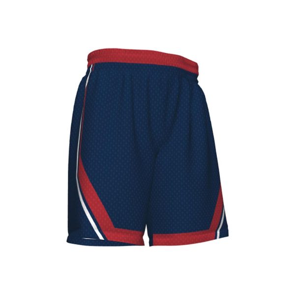Blue and Red Reversible Basketball Shorts