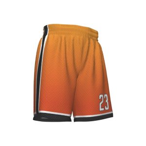 Yellow and Orange Reversible Basketball Shorts