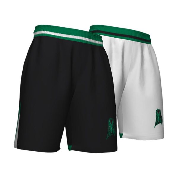 Black and White Reversible Basketball Shorts