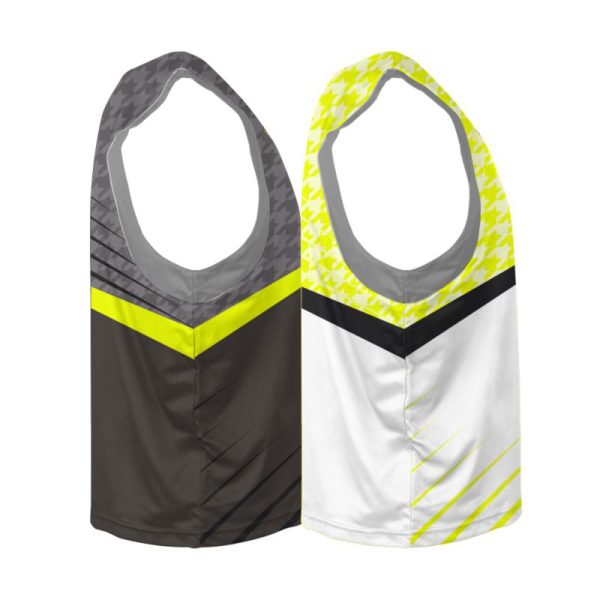 Black and Yellow Reversible Lacrosse Practice Jerseys - Image 4