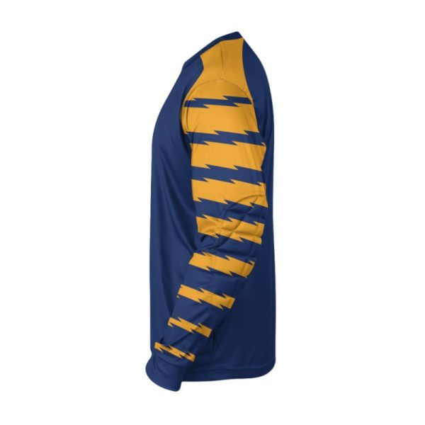 Blue and Yellow Soccer Goal Keeper Jerseys - Image 3