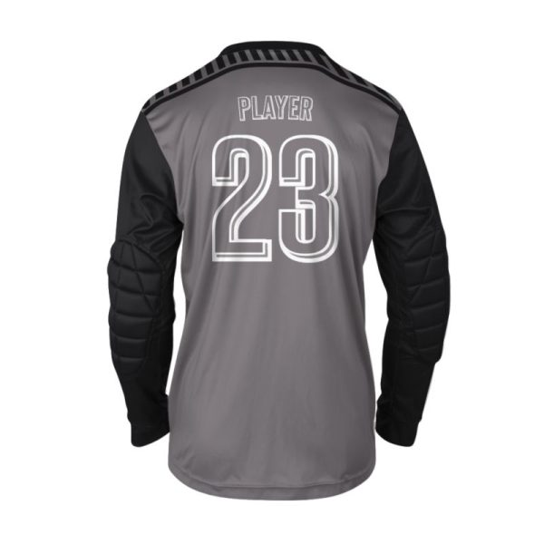 Black and Gray Soccer Goal Keeper Jerseys - Image 2