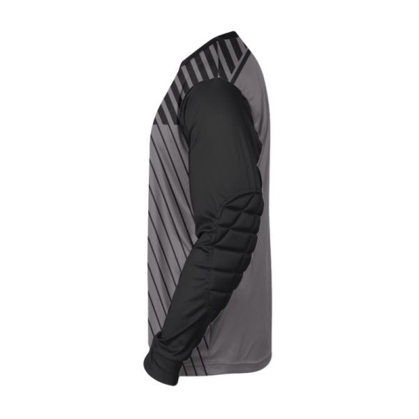 Black and Gray Soccer Goal Keeper Jerseys - Image 3
