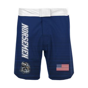 blue wrestling fight shorts