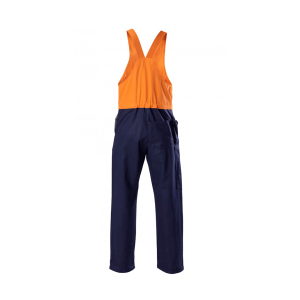 Orange and Blue Overalls