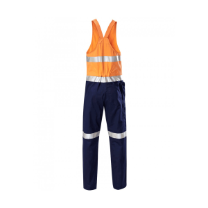 Orange and Silver Overalls