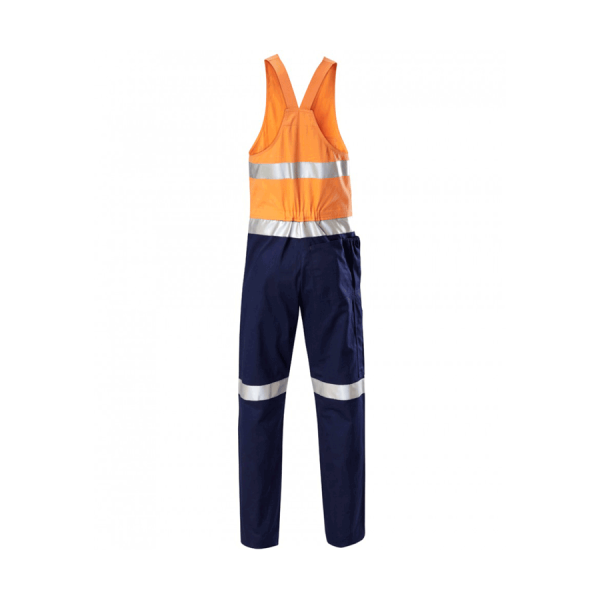Orange and Silver Overalls