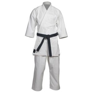 white karate uniform