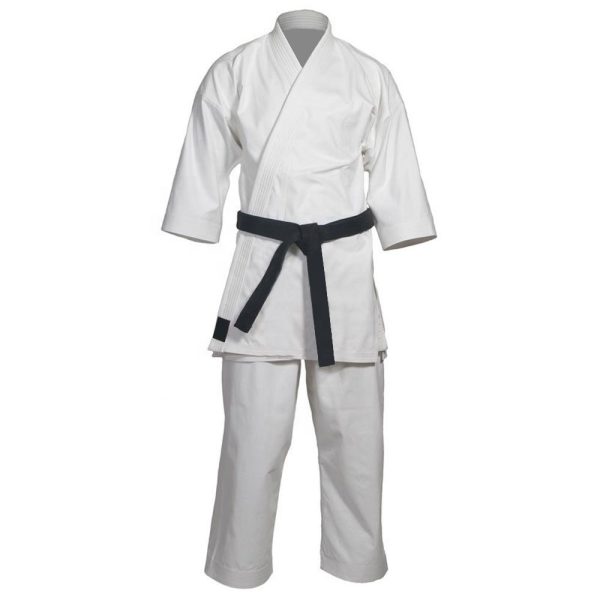 white karate uniform