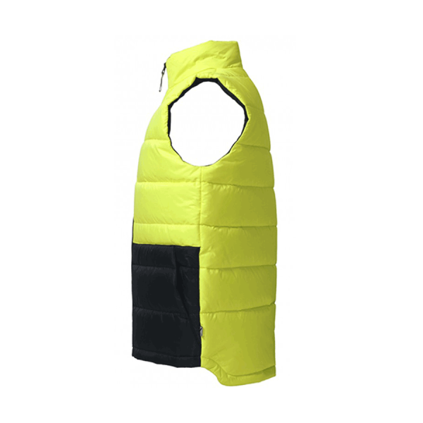 Black and Yellow Insulated Vest - Image 3